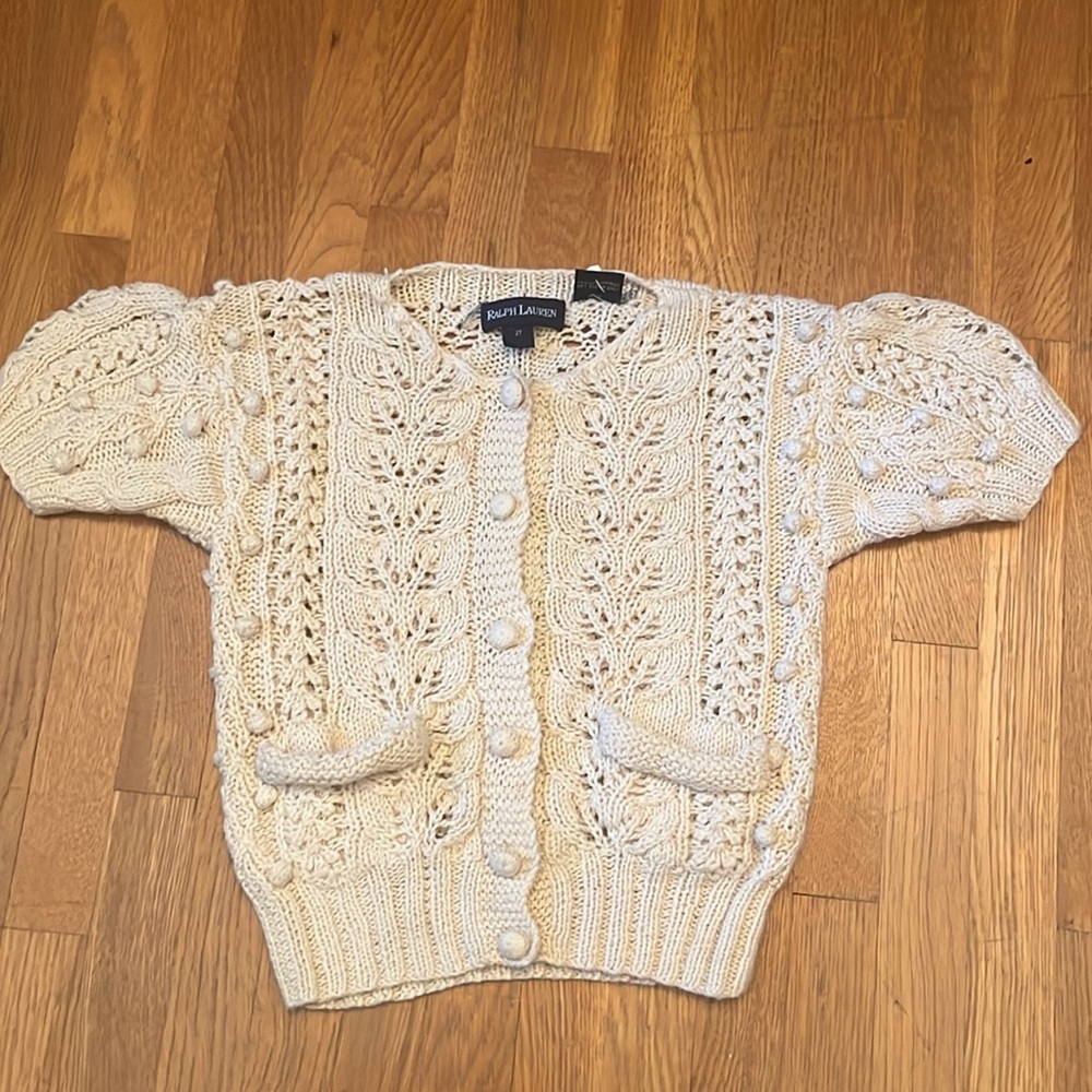 Ralph Lauren Vintage Cotton Short Sleeve Sweater